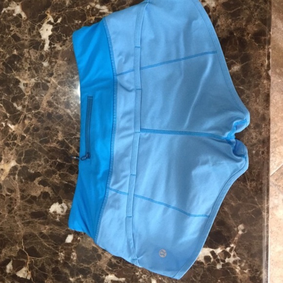 Lululemon Speed Shorts Beach Blanket Blue - Picture 2 of 3